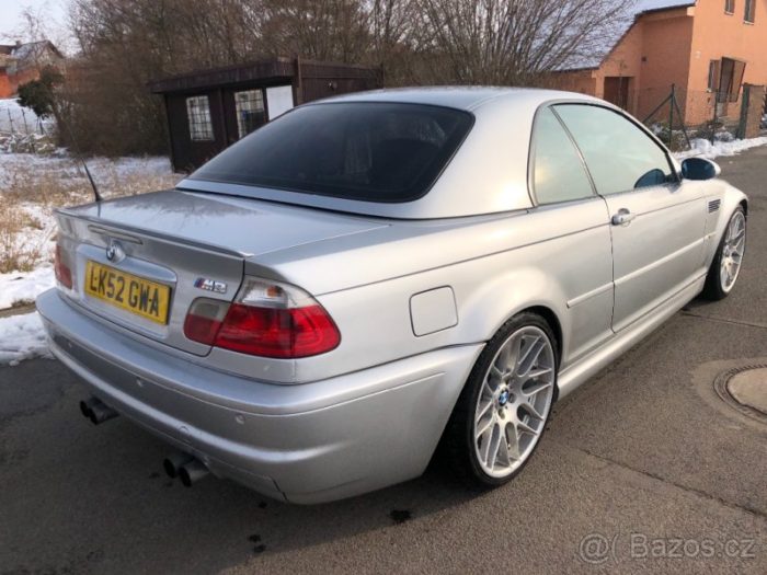 Prodám náhradní díly z BMW E46 M3, rok výroby 2002